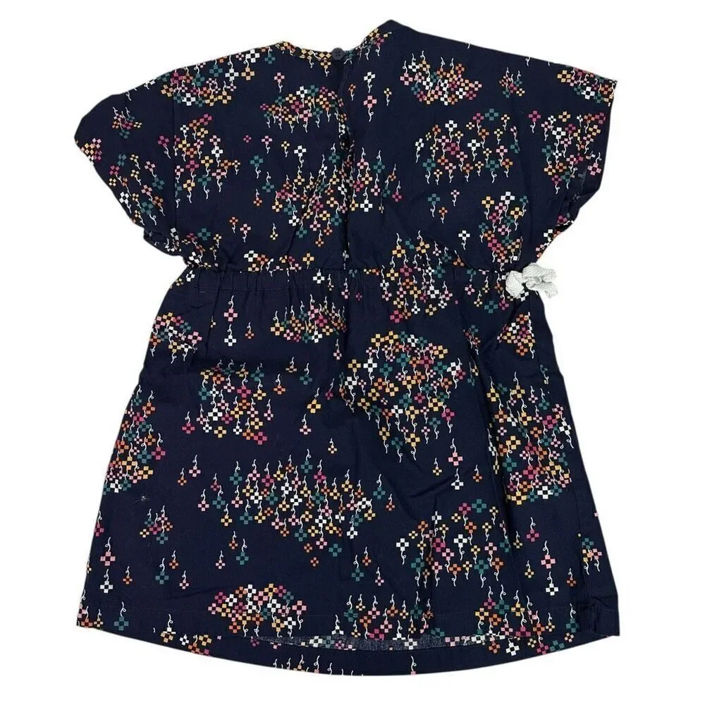 Hanna Andersson Girls Blue Tunic Dress size 4